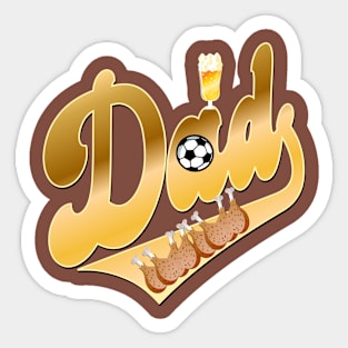 Soccer Beer Sticker